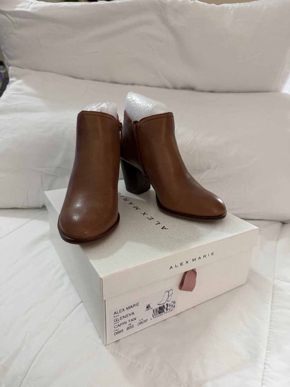 Alex Marie Gleneva Capri Tan Boots
